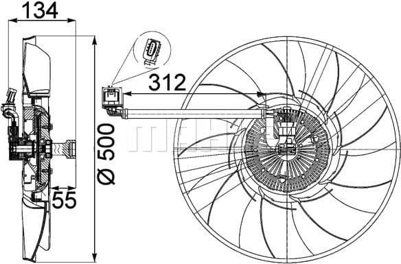 Fan, engine cooling BEHR *** PREMIUM LINE *** CFF 467 000P - image 3
