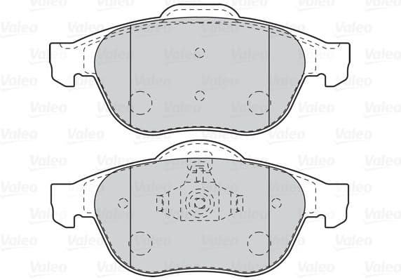 Brake Pad Set, disc brake ESSENTIAL 302096