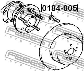 Wheel Stud 0184-005 - image 2
