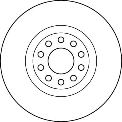 Brake Disc TRW SINGLE DF6060S - image 4
