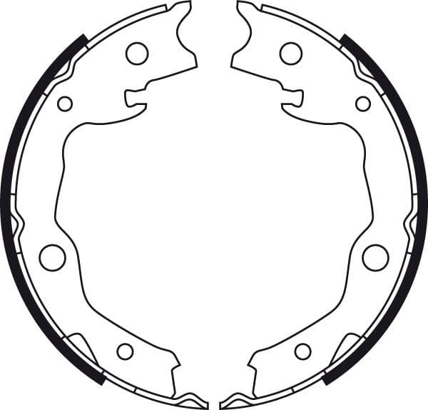 Brake shoes handbrake, Top Quality GS8752 - image 4