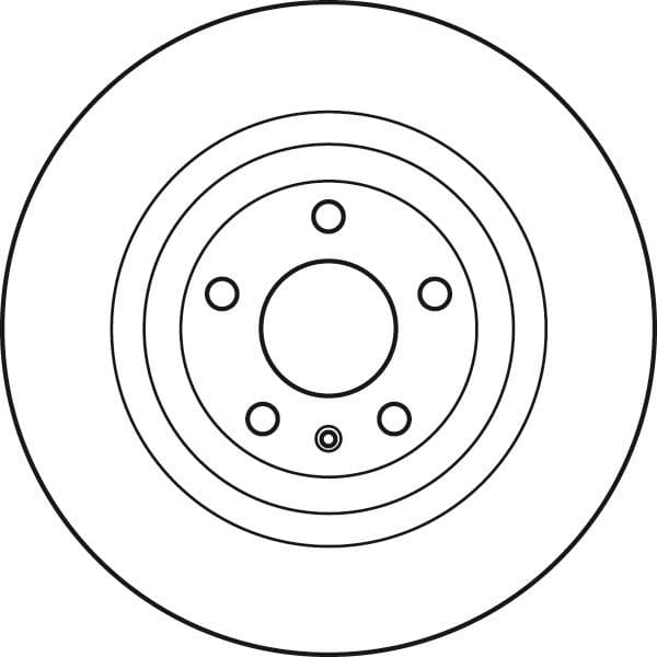 Brake Disc TRW SINGLE DF4751S - image 2
