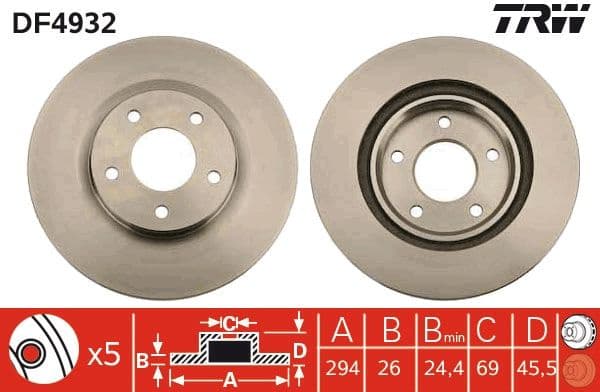 Brake Disc DF4932