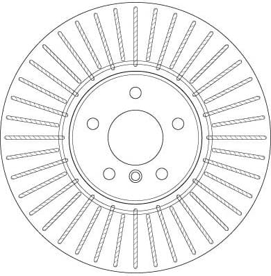 Brake disc, 1pcs FRONT, Top Quality DF6408S - image 4