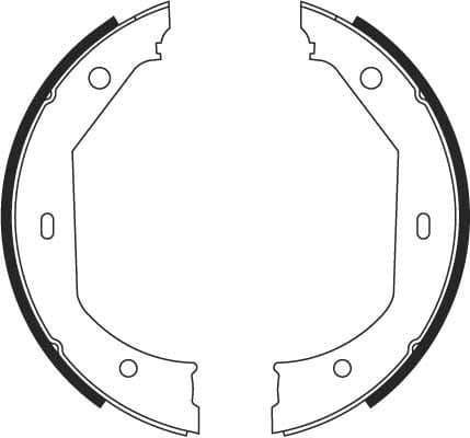 Brake shoes handbrake, Top Quality GS8656 - image 4