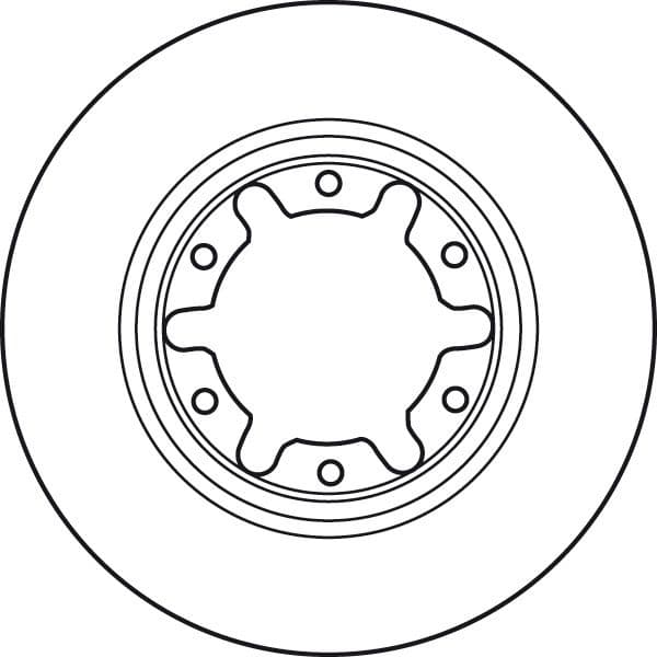 Brake Disc TRW SINGLE DF7305S - image 4