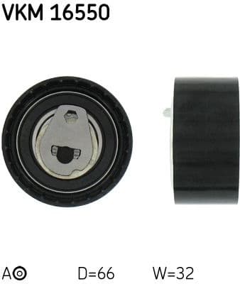 Tensioner Pulley, timing belt VKM 16550 - image 2