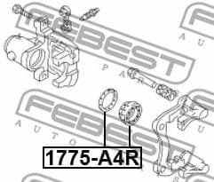 Repair Kit, brake caliper 1775-A4R - image 2