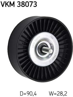 Deflection/Guide Pulley, V-ribbed belt VKM 38073 - image 2