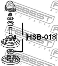 Spacer Tube, shock absorber HSB-018 - image 2