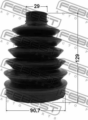 Bellow, drive shaft 2117P-CA218 - image 2