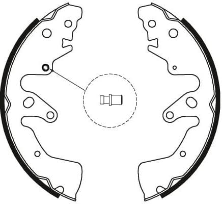 Brake Shoe Set GS8801 - image 4
