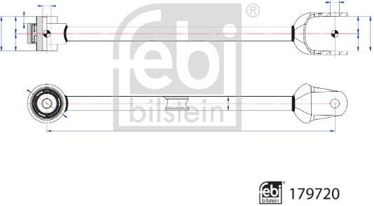 Control/Trailing Arm, wheel suspension 179720 - image 3