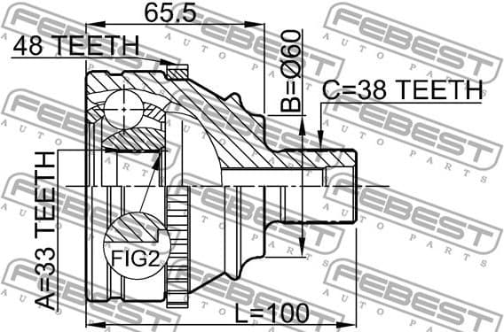 Joint Kit, drive shaft 2310-018A48 - image 2