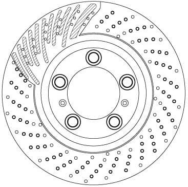 Brake Disc TRW SINGLE DF6821S - image 2