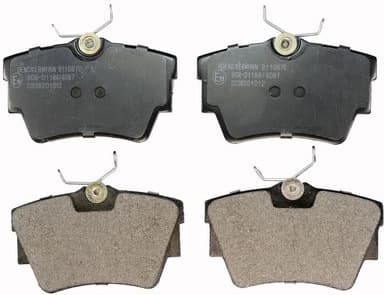 Brake Pad Set, disc brake B110870
