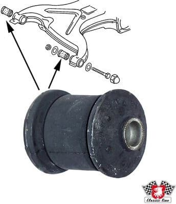 Mounting, control/trailing arm JOPEX 1150301000
