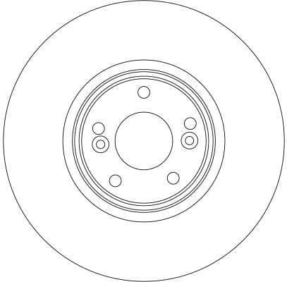 Brake Disc TRW SINGLE DF4260S - image 4