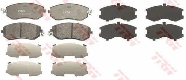 Brake Pad Set, disc brake COTEC GDB3519 - image 4