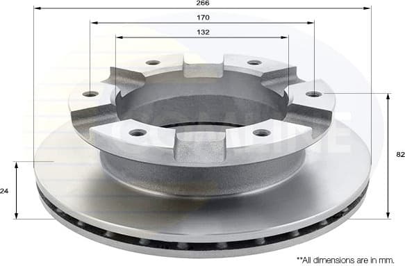 Brake Disc COATED ADC0386V - image 2