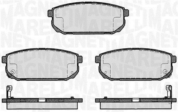 Brake Pad Set, disc brake 363916060448