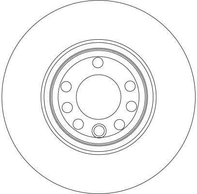 Brake Disc TRW SINGLE DF4265S - image 4