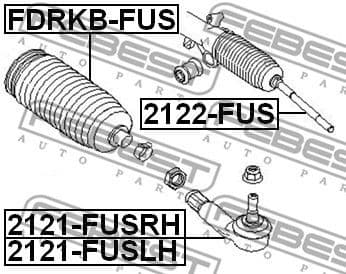 Tie Rod End 2121-FUSRH - image 2