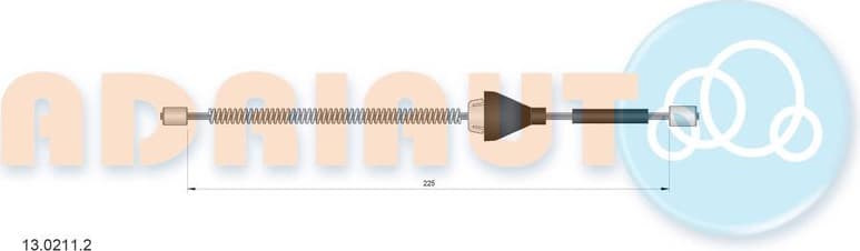 Cable handbrake 13.0211.2 - image 2