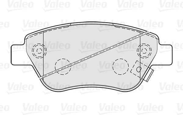 Brake Pad Set, disc brake ESSENTIAL 301825 - image 2
