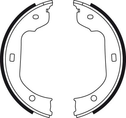 Brake shoes handbrake, Top Quality GS8478 - image 4