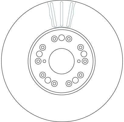 Brake Disc TRW SINGLE DF4182S - image 5