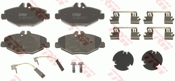 Brake pads front, Top Quality GDB1542 - image 3