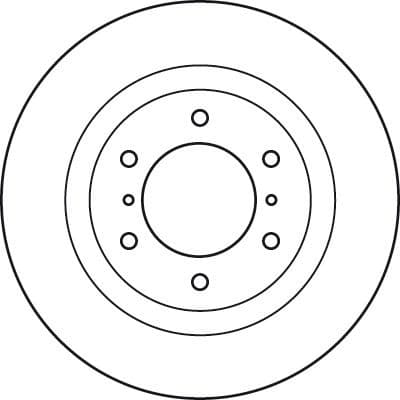 Brake Disc TRW SINGLE DF4943S - image 3