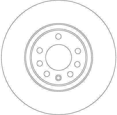 Brake discs kit front (2pcs), Top Quality DF4246 - image 2