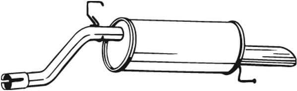 Rear Muffler 185181