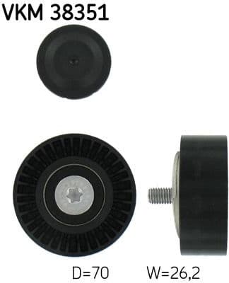 Tensioner belt VKM38351 - image 2