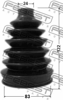 Bellow, drive shaft 0317P-FD - image 2