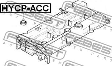Seal Ring, spark plug shaft HYCP-ACC - image 2