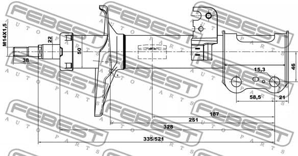 Shock Absorber 01665182FR - image 2