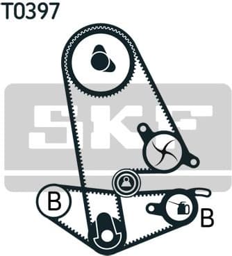 Timing belt kit VKMA93011 - image 2