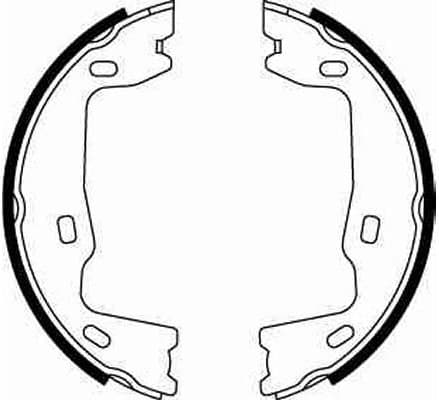 Brake Shoe Set, parking brake GS8223 - image 3