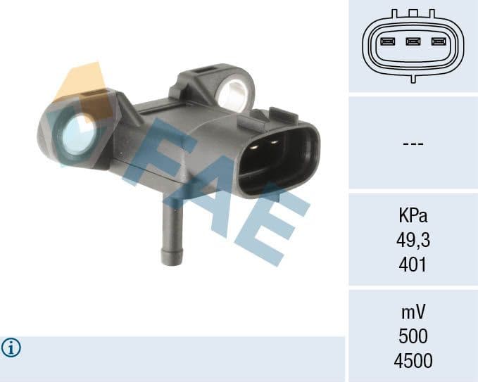 Sensor, intake manifold pressure 15156