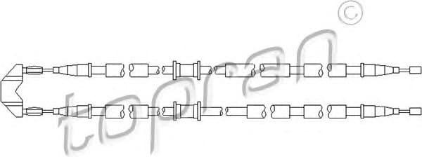 Cable handbrake 33.0284 - image 2