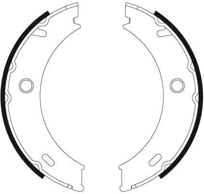 Brake Shoe Set, parking brake GS8466 - image 4