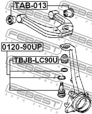 Ball Joint 0120-90UP - image 2