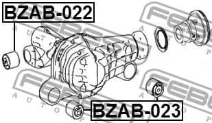Mounting, differential BZAB-023 - image 2