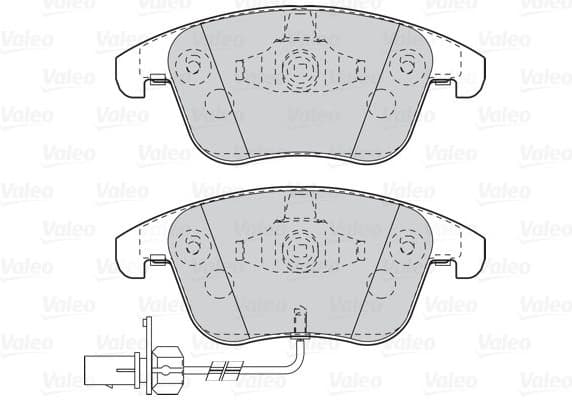 Brake Pad Set, disc brake ESSENTIAL 302098