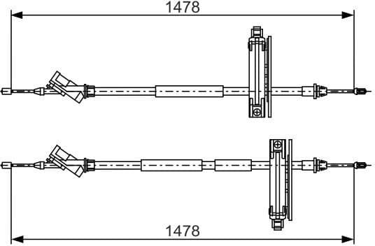 Cable Pull, parking brake 1 987 477 932 - image 4