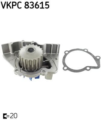 Water Pump, engine cooling Aquamax VKPC 83615 - image 2