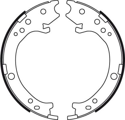 Brake Shoe Set, parking brake GS8779 - image 3